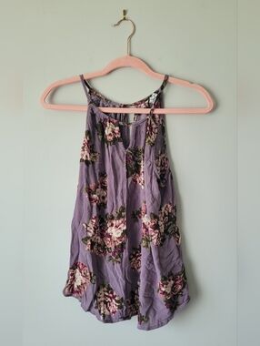 Warehouse One Floral Spaghetti Strap Tank